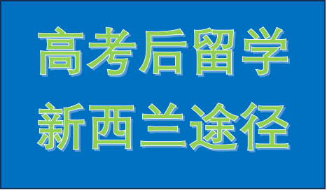 高考后留学新西兰途径选择